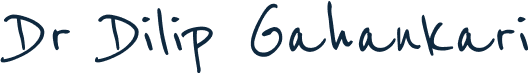 Dr Dilip Gahankari signature